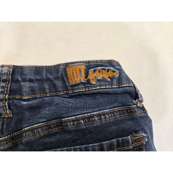 Kut from the Kloth Jeans Size 2 Lucille Skinny Dark Wash Women's Blue Denim - Picture 5 of 6